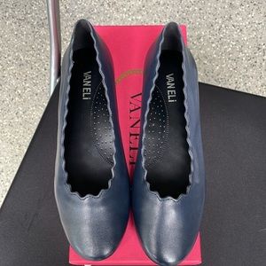 SOLD elsewhere Vaneli Navy Blue Flats